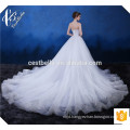 Latest Design Gorgeous Luxury White Lace Fabric Appliqued Wedding Gown Strapless Alibaba Sweetheart Beautiful Wedding Dress